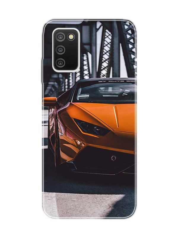 Чохол на Samsung Galaxy A03s :: Авто помаранчеве (принт 237)