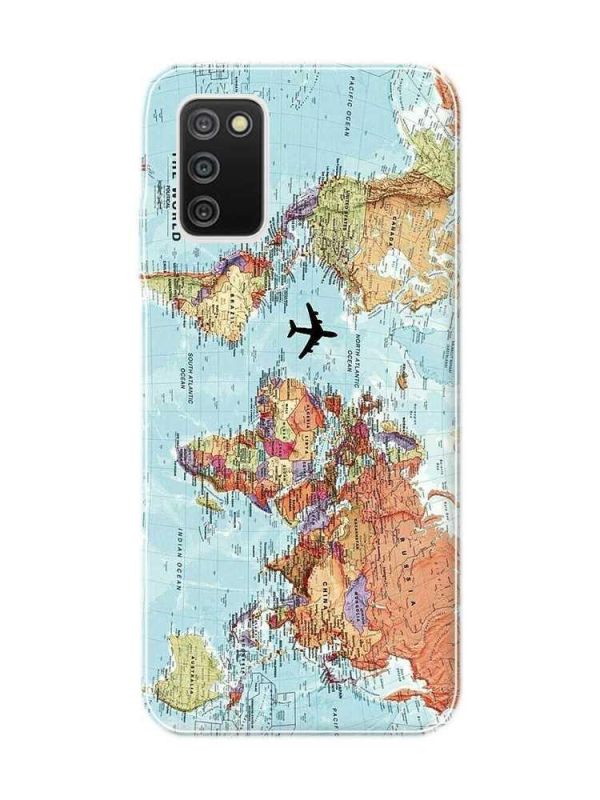 Чохол на Samsung Galaxy A03s :: Карта світу (принт 318)