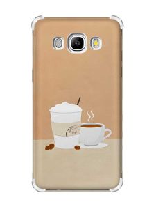 Чохол з потовщеними кутами на Samsung Galaxy J5(2016)/J510 :: Кава (принт 108)