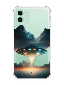Чохол з потовщеними кутами на Apple iPhone 11 (6.1) :: Тарілка UFO (принт 241)