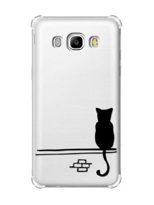 Чохол з потовщеними кутами на Samsung Galaxy J5(2016)/J510 :: Кіт (принт 130)