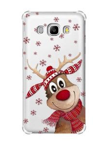 Чохол з потовщеними кутами на Samsung Galaxy J5(2016)/J510 :: Зимове оленятко (принт 149)