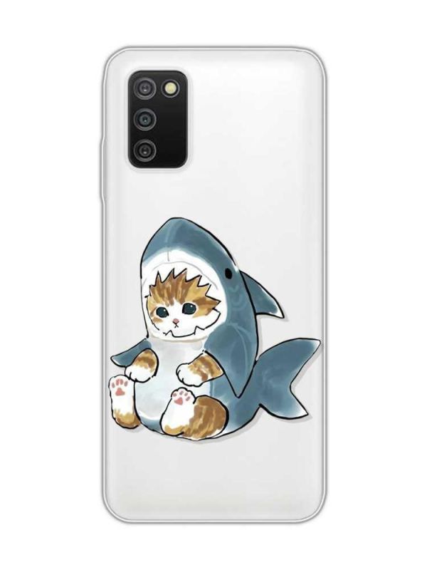 Прозорий чохол на Samsung Galaxy A03s :: Кошеня (принт 120)