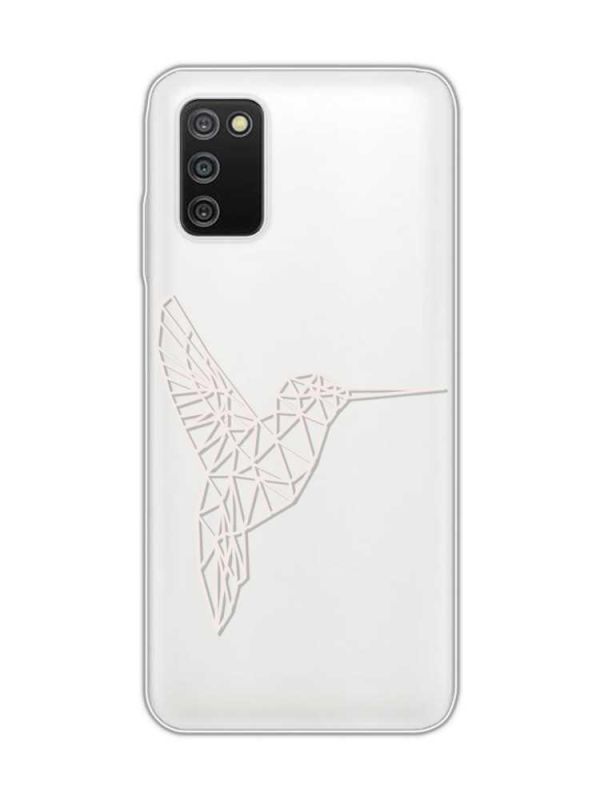 Прозорий чохол на Samsung Galaxy A03s :: Колібрі (принт 123)