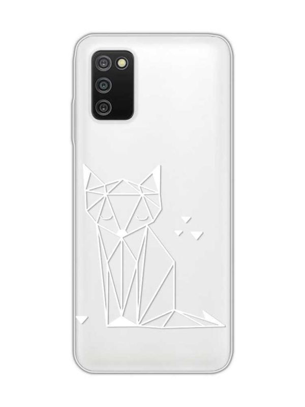 Прозорий чохол на Samsung Galaxy A03s :: Лисиця (принт 127)