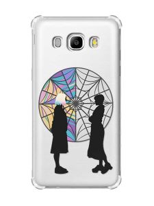 Чохол з потовщеними кутами на Samsung Galaxy J5(2016)/J510 :: Силуети. Венздей (принт 210)