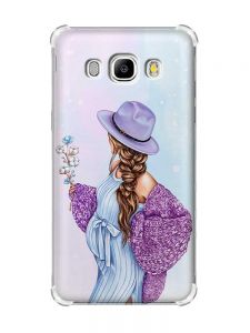 Чохол з потовщеними кутами на Samsung Galaxy J5(2016)/J510 :: В очікуванні хлопчика (принт 222)