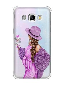 Чохол з потовщеними кутами на Samsung Galaxy J5(2016)/J510 :: В очікуванні дівчинки (принт 223)