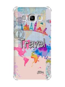 Чохол з потовщеними кутами на Samsung Galaxy J5(2016)/J510 :: Подорож. Travel (принт 321)