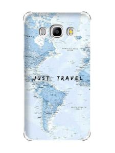 Чохол з потовщеними кутами на Samsung Galaxy J5(2016)/J510 :: Подорожі. Карта (принт 323)