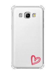 Чохол з потовщеними кутами на Samsung Galaxy J5(2016)/J510 :: Сердечко червоне (принт 46)