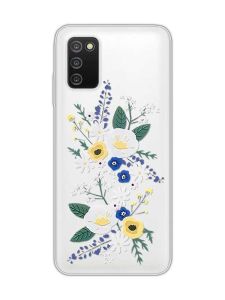 Прозорий чохол на Samsung Galaxy A03s :: Квіти. Акварель (принт 271)