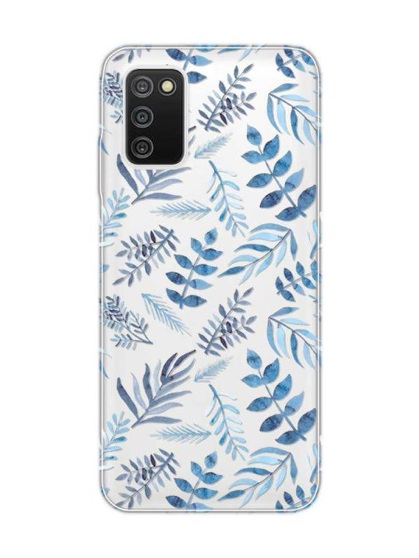 Прозорий чохол на Samsung Galaxy A03s :: Рослинний фон (принт 276)