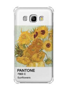 Чохол з потовщеними кутами на Samsung Galaxy J5(2016)/J510 :: Соняхи (принт 81)