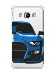 Чохол з потовщеними кутами на Samsung Galaxy J5(2016)/J510 :: Авто синє (принт 229)