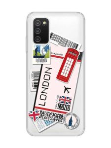 Прозорий чохол на Samsung Galaxy A03s :: Подорожі. Лондон (принт 326)