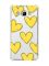 Чохол з потовщеними кутами на Samsung Galaxy J5(2016)/J510 :: Сердечка жовті (принт 259)