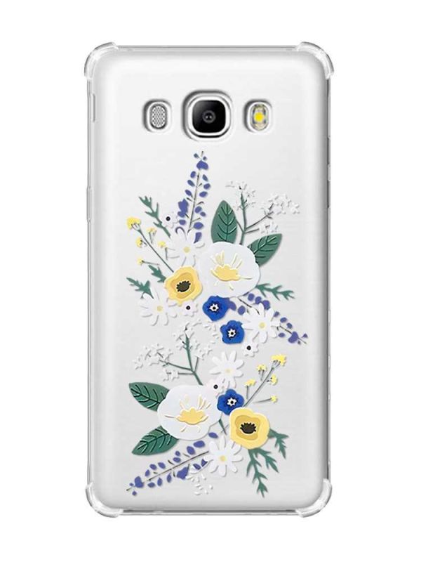 Чохол з потовщеними кутами на Samsung Galaxy J5(2016)/J510 :: Квіти. Акварель (принт 271)
