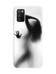 Чохол на Samsung Galaxy A03s :: Силует дівчини (принт 66)