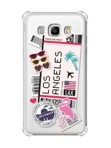 Чохол з потовщеними кутами на Samsung Galaxy J5(2016)/J510 :: Подорожі. Лос-Анджелес (принт 328)