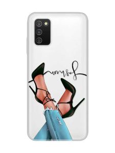 Прозорий чохол на Samsung Galaxy A03s :: Ніжки (принт 60)