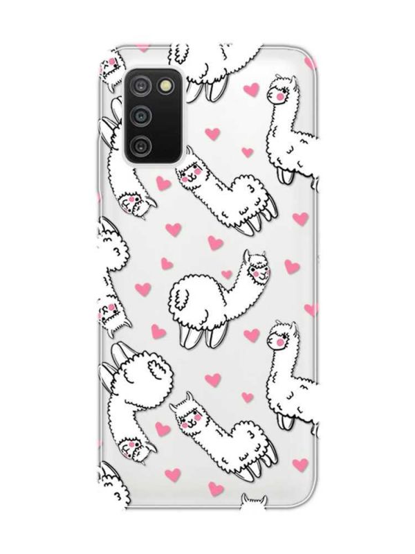 Прозорий чохол на Samsung Galaxy A03s :: Лами (принт 95)