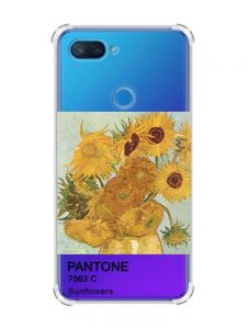 Чохол із потовщеними кутами на Xiaomi Mi 8 Lite :: Соняхи (принт 81)