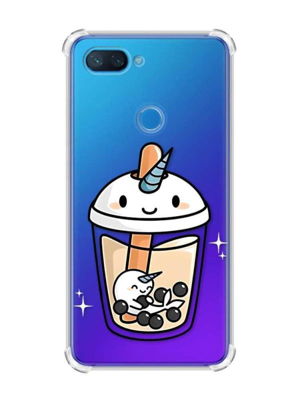 Чохол із потовщеними кутами на Xiaomi Mi 8 Lite :: Коктейль Єдиноріг (принт 96)