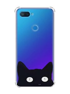 Чохол із потовщеними кутами на Xiaomi Mi 8 Lite :: Котик (принт 119)