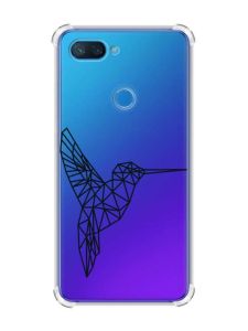 Чохол із потовщеними кутами на Xiaomi Mi 8 Lite :: Колібрі (принт 122)