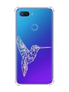 Чохол із потовщеними кутами на Xiaomi Mi 8 Lite :: Колібрі (принт 123)