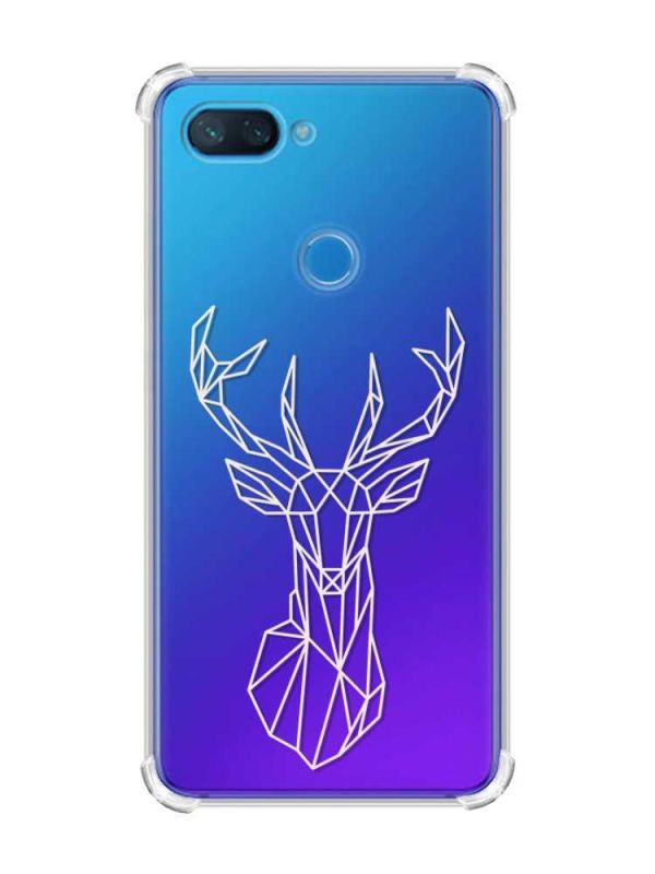 Чохол із потовщеними кутами на Xiaomi Mi 8 Lite :: Олень (принт 129)