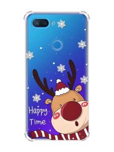 Чохол із потовщеними кутами на Xiaomi Mi 8 Lite :: Зимове оленя  (принт 155)