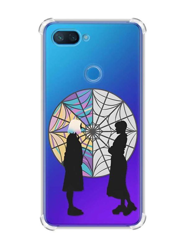 Чохол із потовщеними кутами на Xiaomi Mi 8 Lite :: Силуети. Венздей (принт 210)