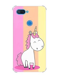 Чохол із потовщеними кутами на Xiaomi Mi 8 Lite :: Єдиноріг (принт 104)