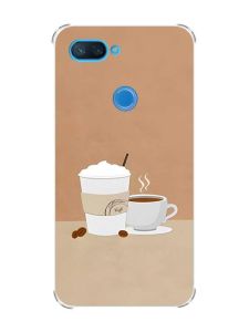 Чохол із потовщеними кутами на Xiaomi Mi 8 Lite :: Кава (принт 108)