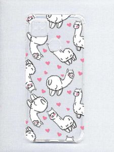 Чохол з потовщеними кутами на Xiaomi Redmi 9C/10A :: Лами (принт 95)