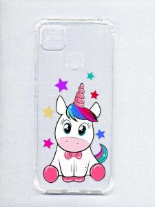 Чохол з потовщеними кутами на Xiaomi Redmi 9C/10A :: Єдиноріг (принт 102)