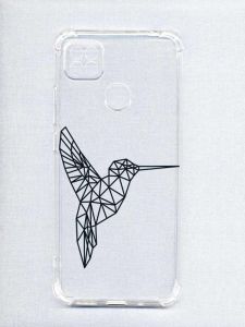 Чохол з потовщеними кутами на Xiaomi Redmi 9C/10A :: Колібрі (принт 122)