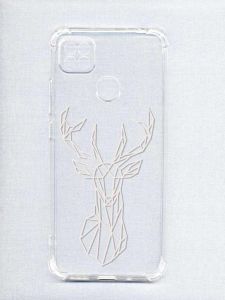 Чохол з потовщеними кутами на Xiaomi Redmi 9C/10A :: Олень (принт 129)