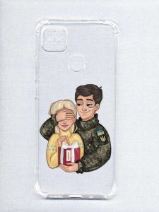 Чохол з потовщеними кутами на Xiaomi Redmi 9C/10A :: Подарунок Перемога (патріотичний принт 178)