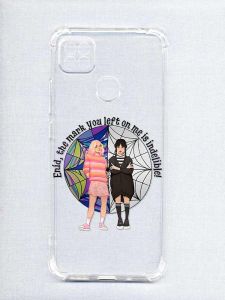 Чохол з потовщеними кутами на Xiaomi Redmi 9C/10A :: Дівчата з Венздей (принт 211)