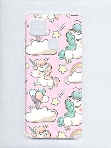 Чохол з потовщеними кутами на Xiaomi Redmi 9C/10A :: Єдинороги (принт 106)