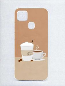 Чохол з потовщеними кутами на Xiaomi Redmi 9C/10A :: Кава (принт 108)