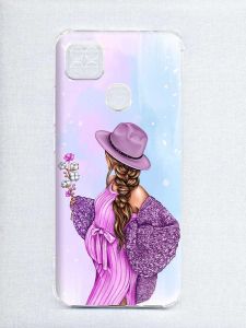 Чохол з потовщеними кутами на Xiaomi Redmi 9C/10A :: В очікуванні дівчинки (принт 223)