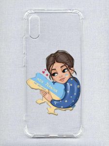 Чохол з потовщеними кутами на Xiaomi Redmi 9A :: Моя Україна (принт 2)