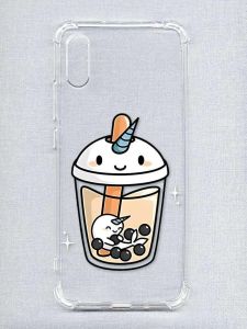 Чохол з потовщеними кутами на Xiaomi Redmi 9A :: Коктейль Єдиноріг (принт 96)