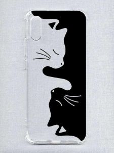 Чохол з потовщеними кутами на Xiaomi Redmi 9A :: Котики (принт 118)