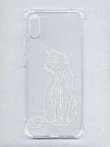 Чохол з потовщеними кутами на Xiaomi Redmi 9A :: Котик (принт 125)