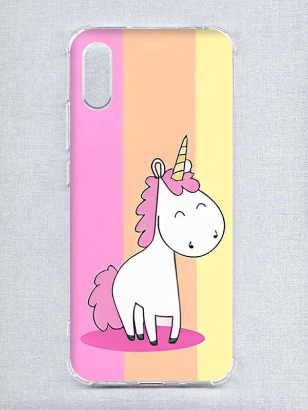Чохол з потовщеними кутами на Xiaomi Redmi 9A :: Єдиноріг (принт 104)